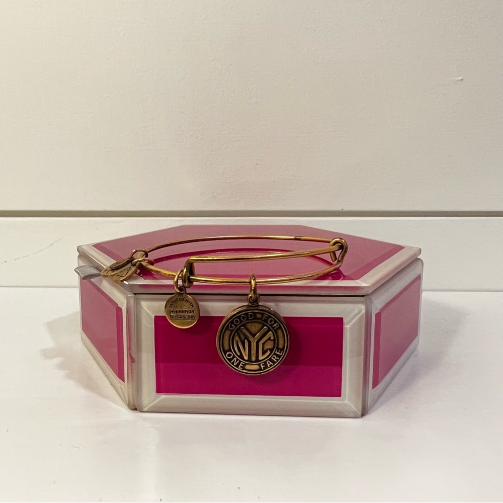 Alex & Ani Subway Token Bracelet